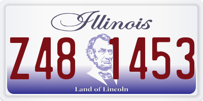 IL license plate Z481453