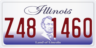 IL license plate Z481460