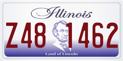 IL license plate Z481462