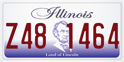 IL license plate Z481464