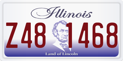 IL license plate Z481468