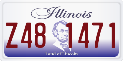 IL license plate Z481471