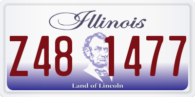 IL license plate Z481477