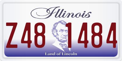IL license plate Z481484
