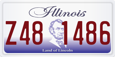 IL license plate Z481486