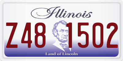 IL license plate Z481502
