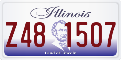 IL license plate Z481507