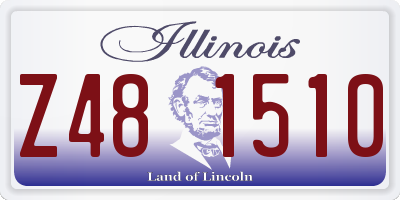 IL license plate Z481510
