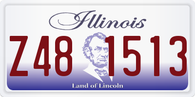 IL license plate Z481513