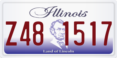 IL license plate Z481517