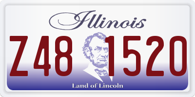 IL license plate Z481520