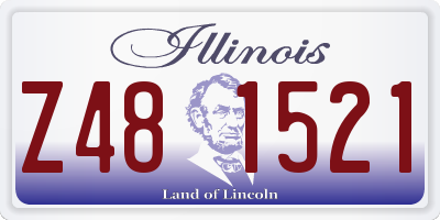 IL license plate Z481521