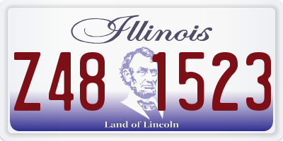 IL license plate Z481523