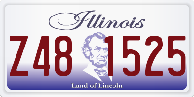 IL license plate Z481525