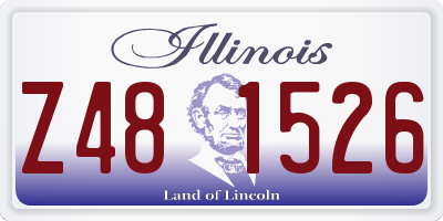 IL license plate Z481526