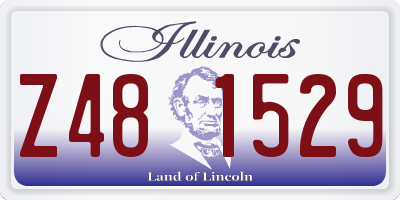IL license plate Z481529