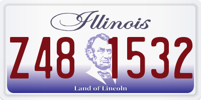 IL license plate Z481532