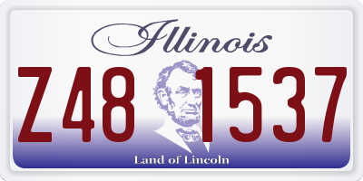 IL license plate Z481537