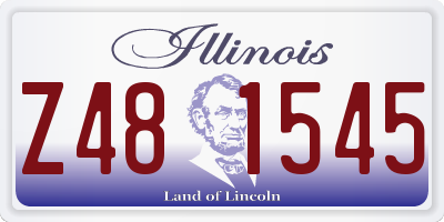 IL license plate Z481545