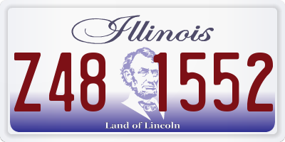 IL license plate Z481552