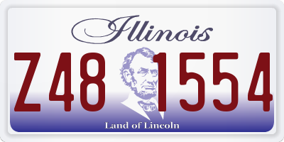 IL license plate Z481554