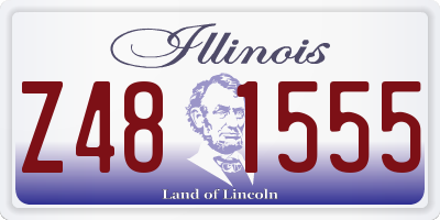 IL license plate Z481555