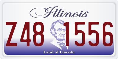IL license plate Z481556