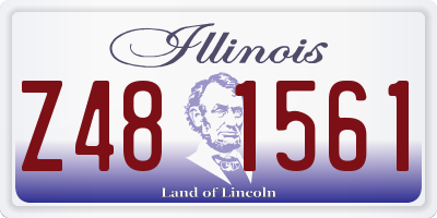 IL license plate Z481561