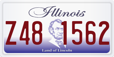IL license plate Z481562