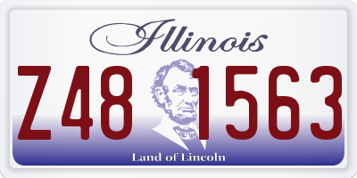 IL license plate Z481563