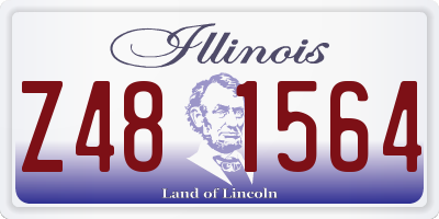 IL license plate Z481564