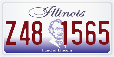 IL license plate Z481565