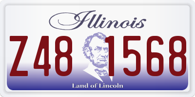 IL license plate Z481568