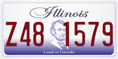 IL license plate Z481579