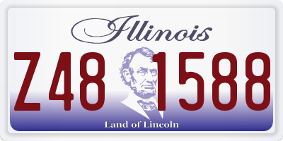 IL license plate Z481588