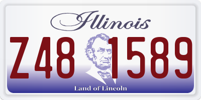 IL license plate Z481589