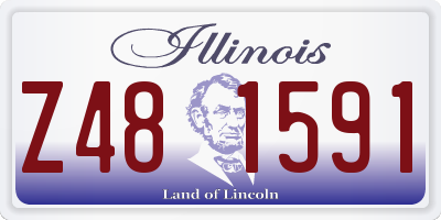 IL license plate Z481591