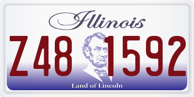 IL license plate Z481592