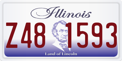 IL license plate Z481593