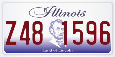 IL license plate Z481596