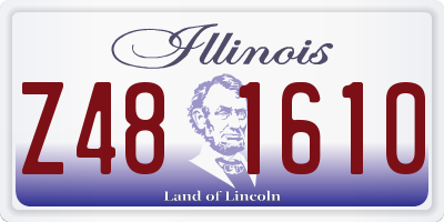 IL license plate Z481610