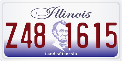 IL license plate Z481615