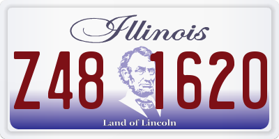 IL license plate Z481620