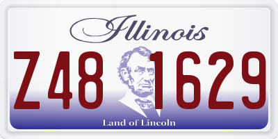 IL license plate Z481629