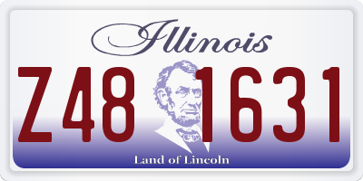 IL license plate Z481631