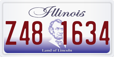 IL license plate Z481634