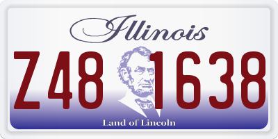 IL license plate Z481638