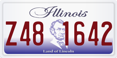 IL license plate Z481642
