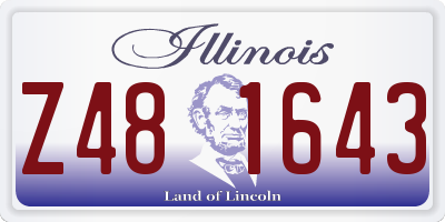 IL license plate Z481643