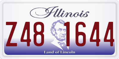 IL license plate Z481644